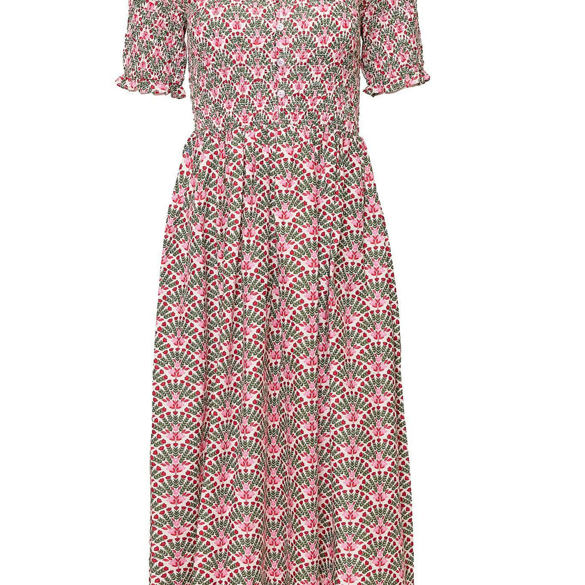 Parker Dress in Floral Fan