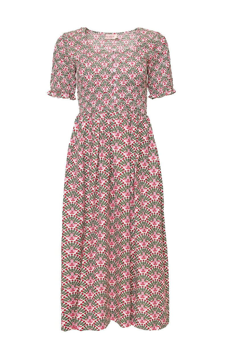 Parker Dress in Floral Fan