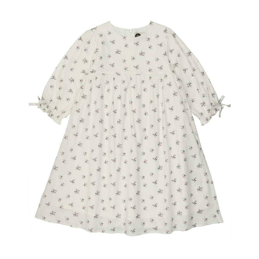 Rose Dot 3-Quarter Sleeve Dress