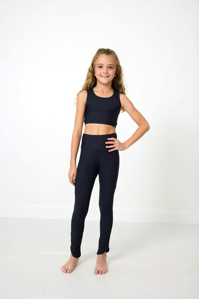 foreverflex black crop top