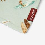 Vintage Surf Bamboo Three-Layer Kerchief Bib