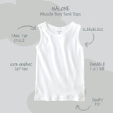 MALONE 5-Pack Toddler Tank Top Undershirts