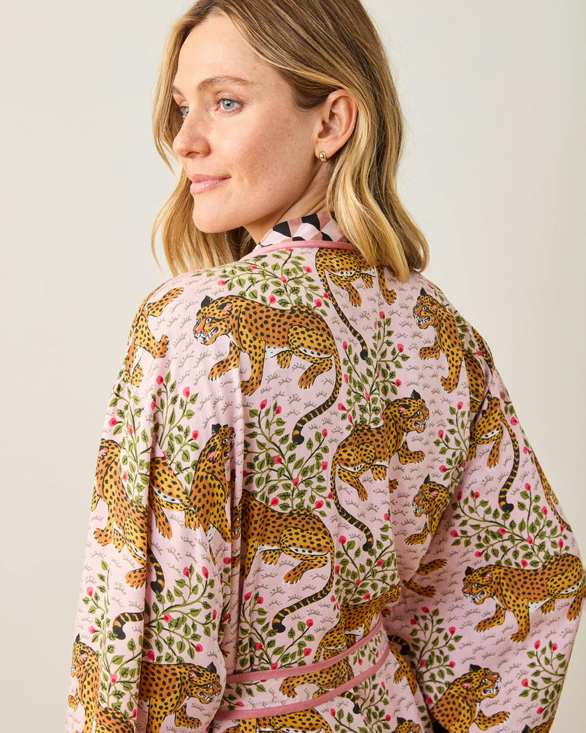Bagheera - Eco Satin Robe - Blush