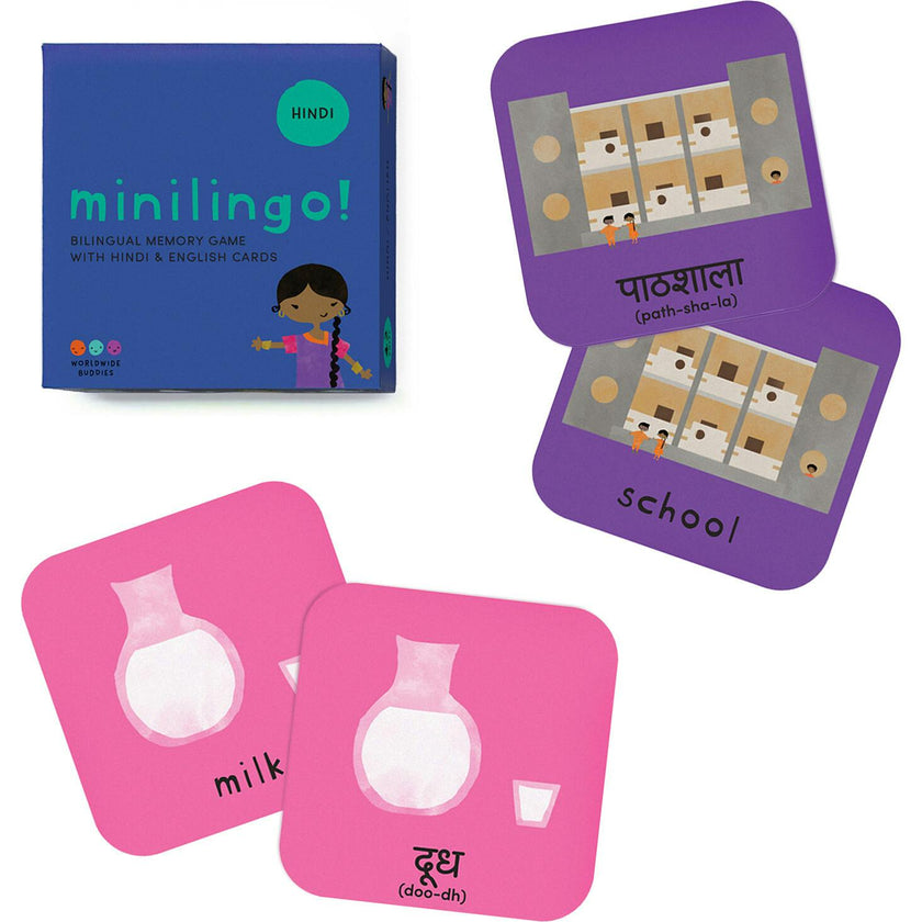 Minilingo, Hindi/English Flashcards
