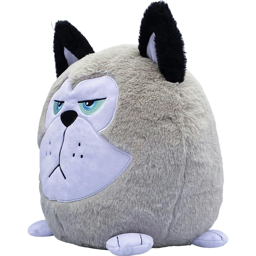 Hangry Petz: Cooper - 12" Grey & White Animal Plush