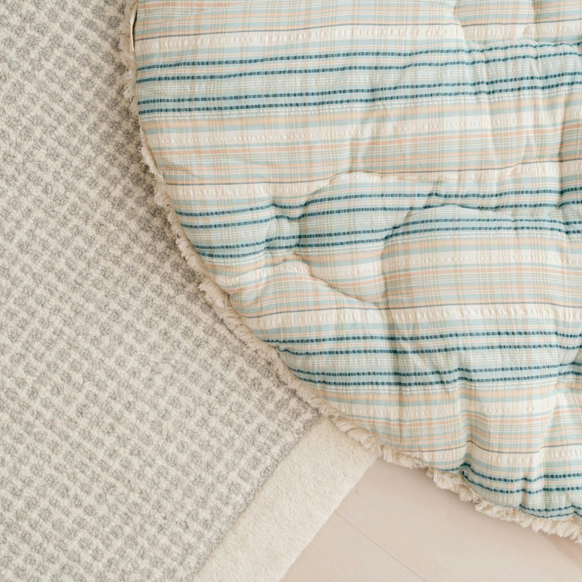 Charlie Farmhouse Cotton Quilted Baby Play Mat
