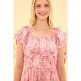 Juliana Dress in Rose Trance
