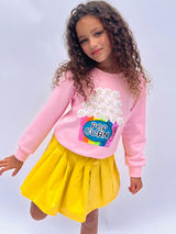 Pink Pearls and Popcorn Sweatshirt