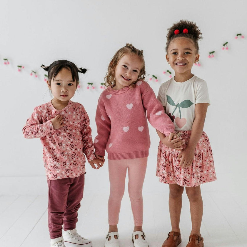 Girl's Joggers Rainbow Hearts
