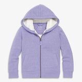 Kids teddy fleece-lined zip hoodie