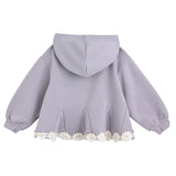 Light Purple Lace-Trim Set
