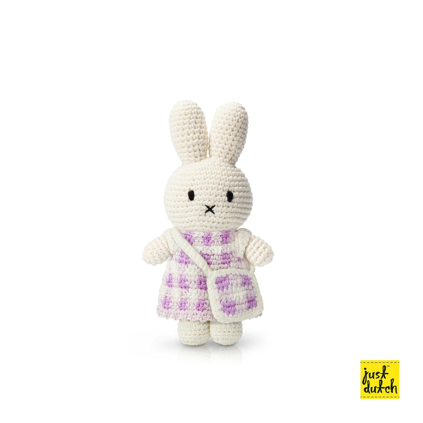 Miffy in Gingham Dress Crochet Doll