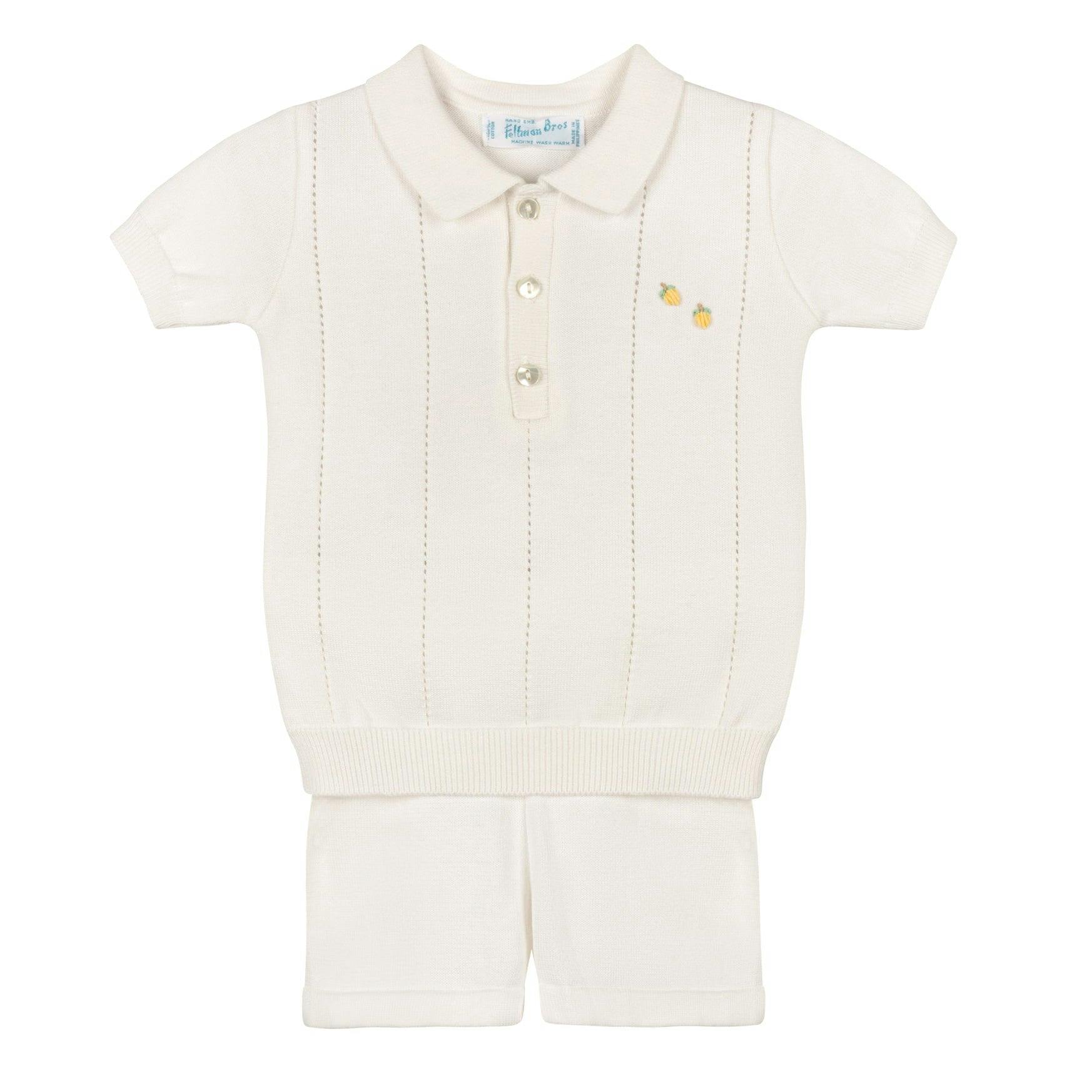 Boys Lemon Knit Set