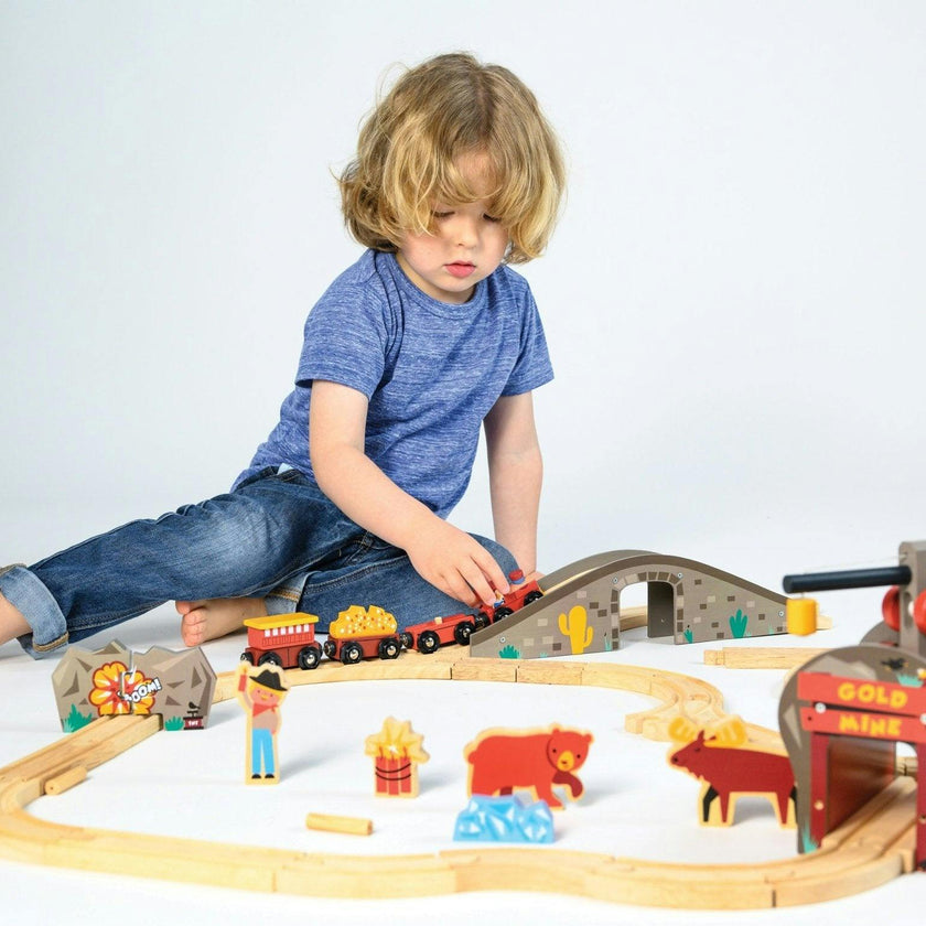 Gold Mine Train Set