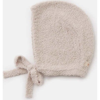 Baby Fuzzy Chin Tie Bonnet