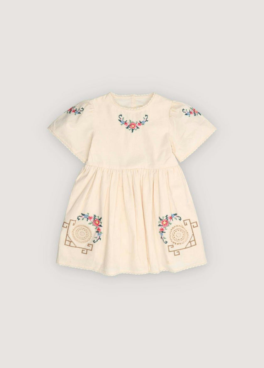 Narcise Dress Ecru