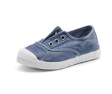 Cienta 70777.90 Washed Denim Canvas Laceless Sneaker