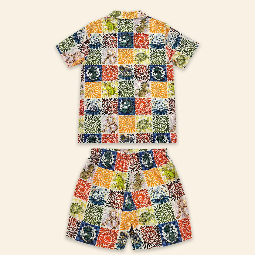 Kids Aryo Shirt and Otto Shorts Wild Tapestry