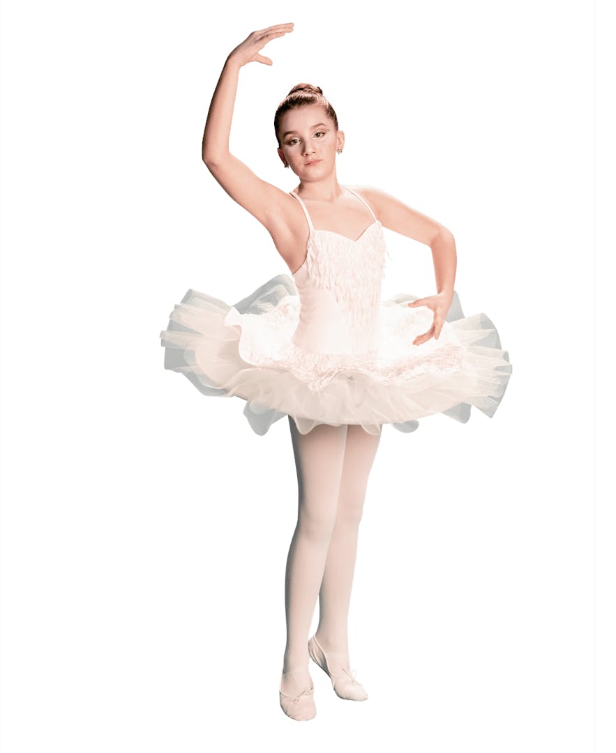 A Leading Role Premium White Ballerina Dress Up