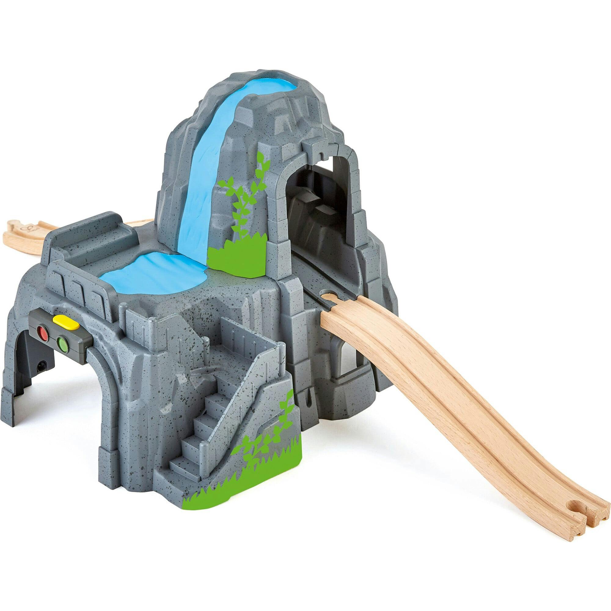 Hape: Light & Sound Mountain Tunnel Set&nbsp;- Rock Mountain Formation & Train Track