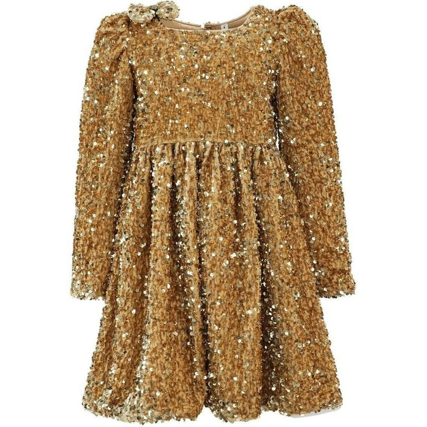 Golden Party Shimmer Dress Maisonette Golden Party Shimmer Dress Maisonette