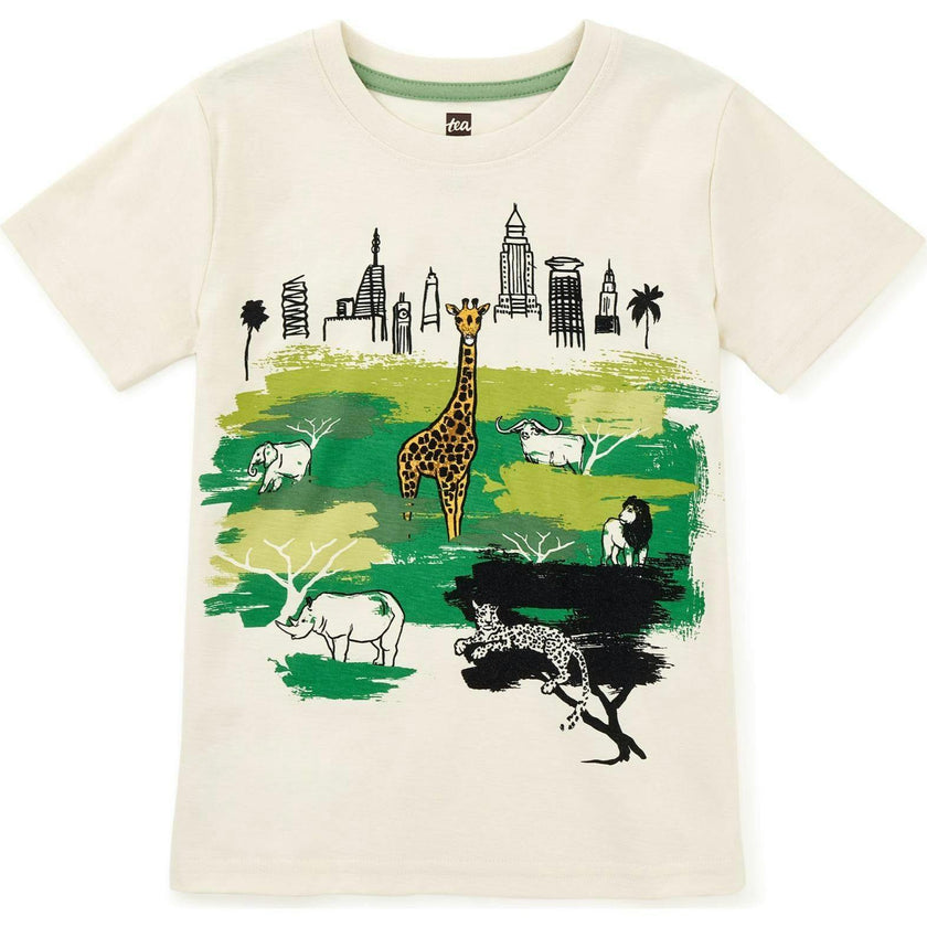 Wild Nairobi Graphic Tee, Brown