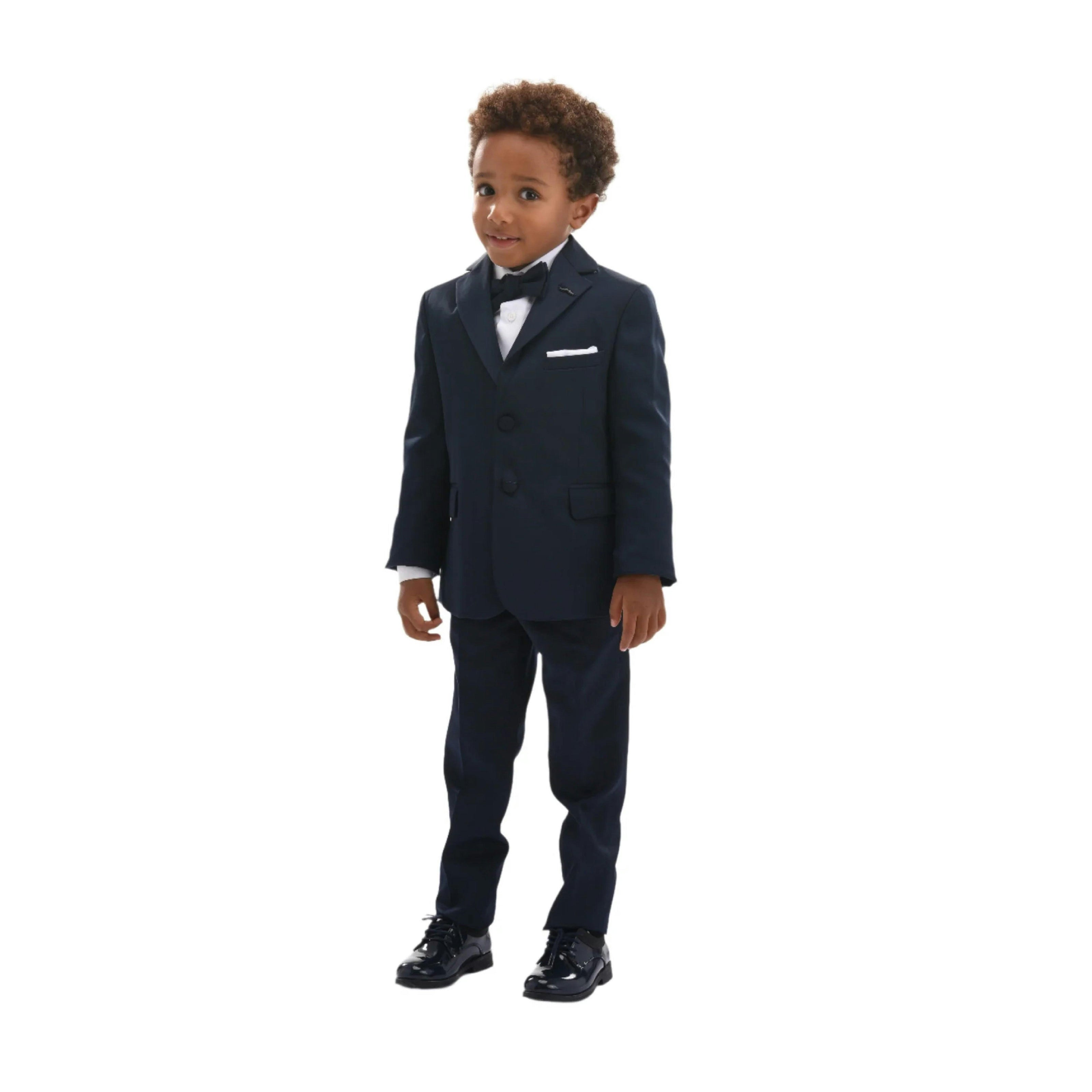 Navy Blue Peak Lapel Tuxedo
