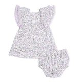 Shannon Floral - V-Neck Dress and Bloomer