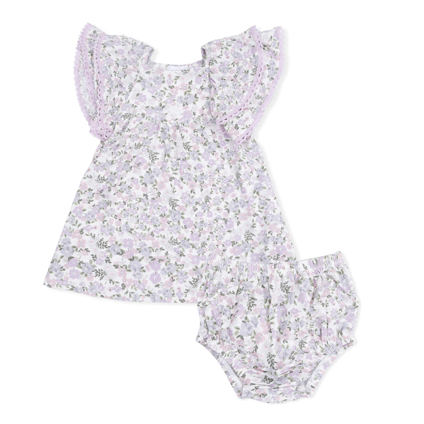 Shannon Floral - V-Neck Dress and Bloomer