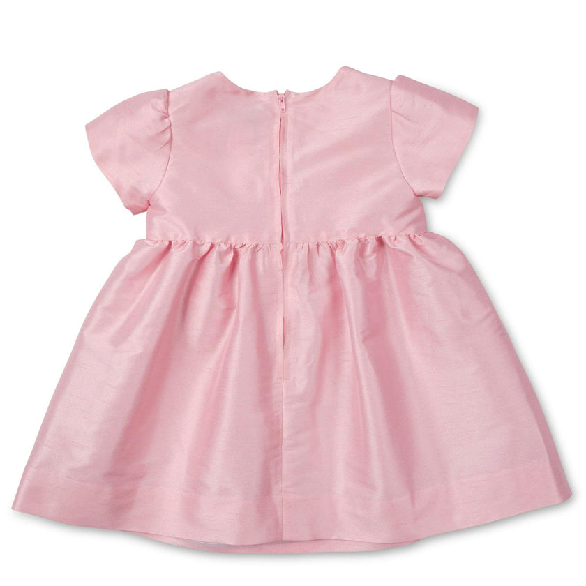 Dupioni Dress With Flower Vines