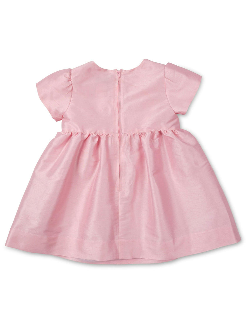 Dupioni Dress With Flower Vines