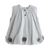 Gray Bloom Pants Set