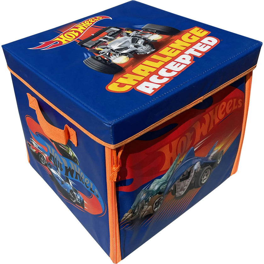 ZipBin Hot Wheels 300 Car Storage Cube & Playmat