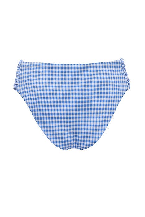 Mid Rise Ruched Bottom in Blakely Gingham