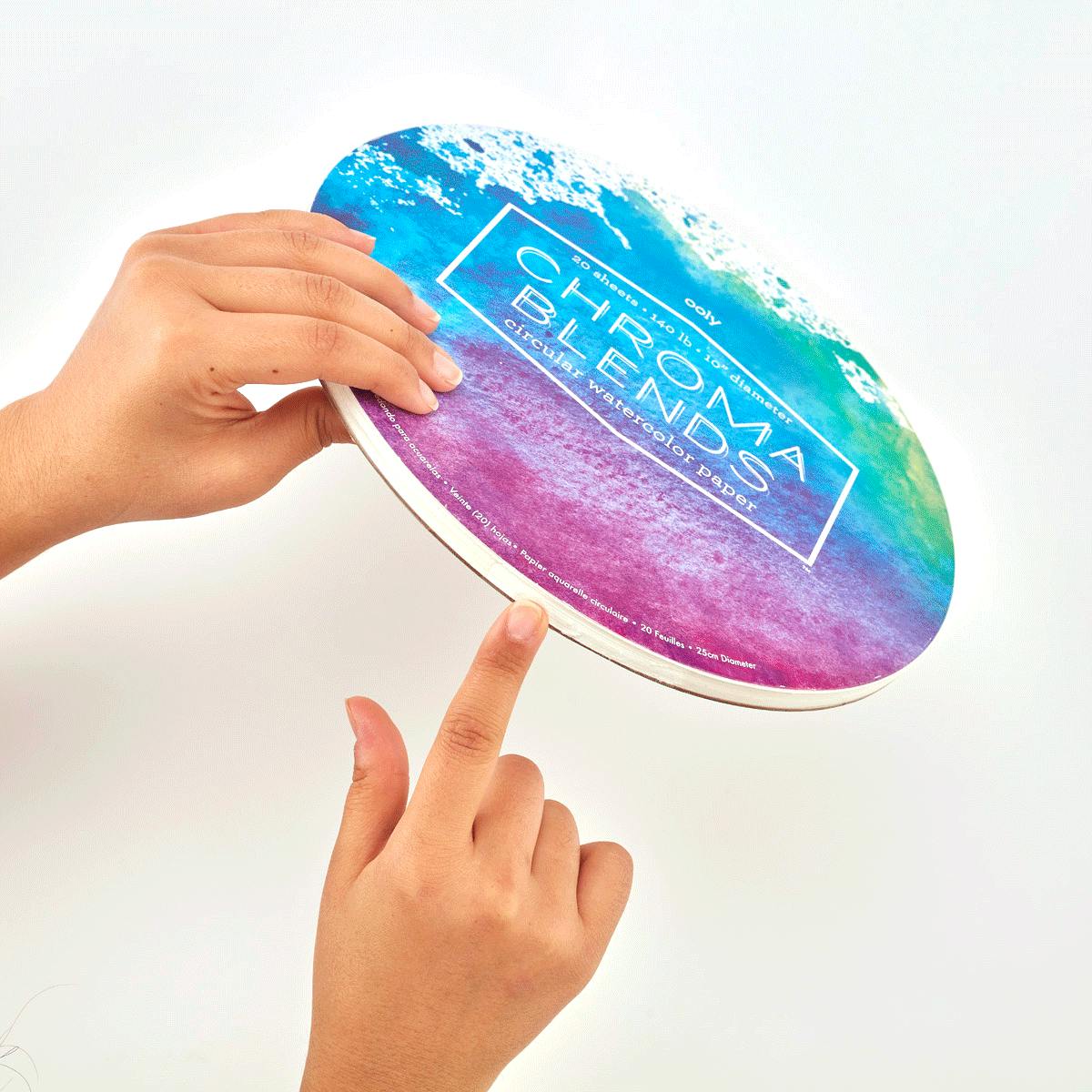Chroma Blends Circular Watercolor Paper