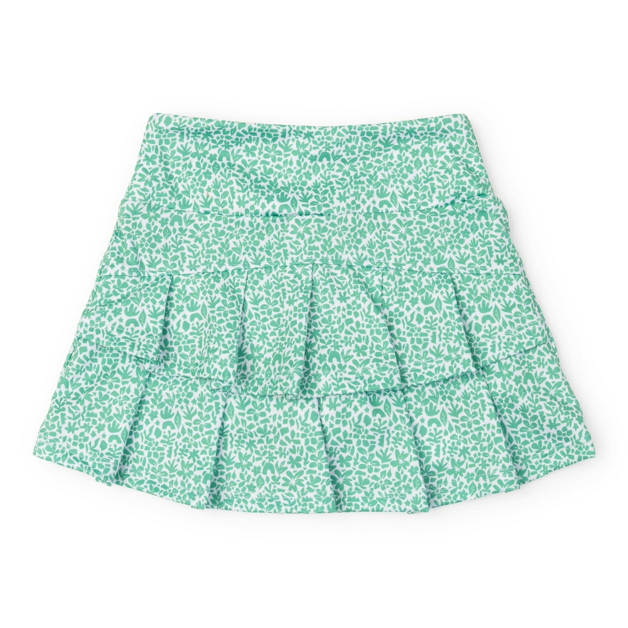 Margot Girls' Performance Skirt by LH Sport - Mod Meadow Classic Green