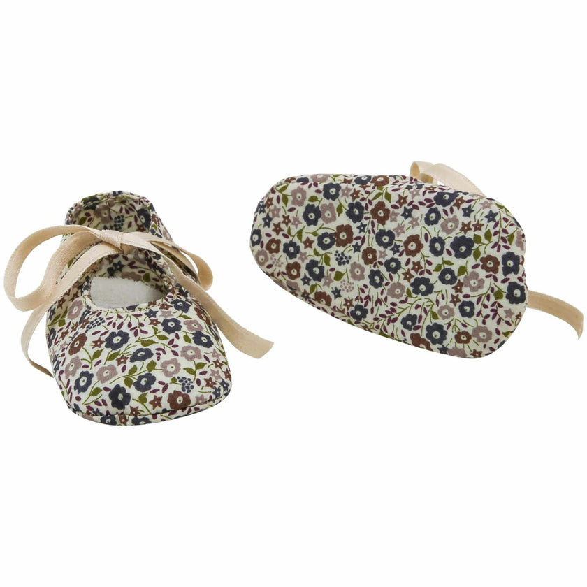 Little Royals Booties - Liberty Bleuet (cornflower)