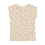 Girls Printed Gauze Short Sleeve Shirt