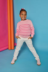 Striped Sweater - Pink