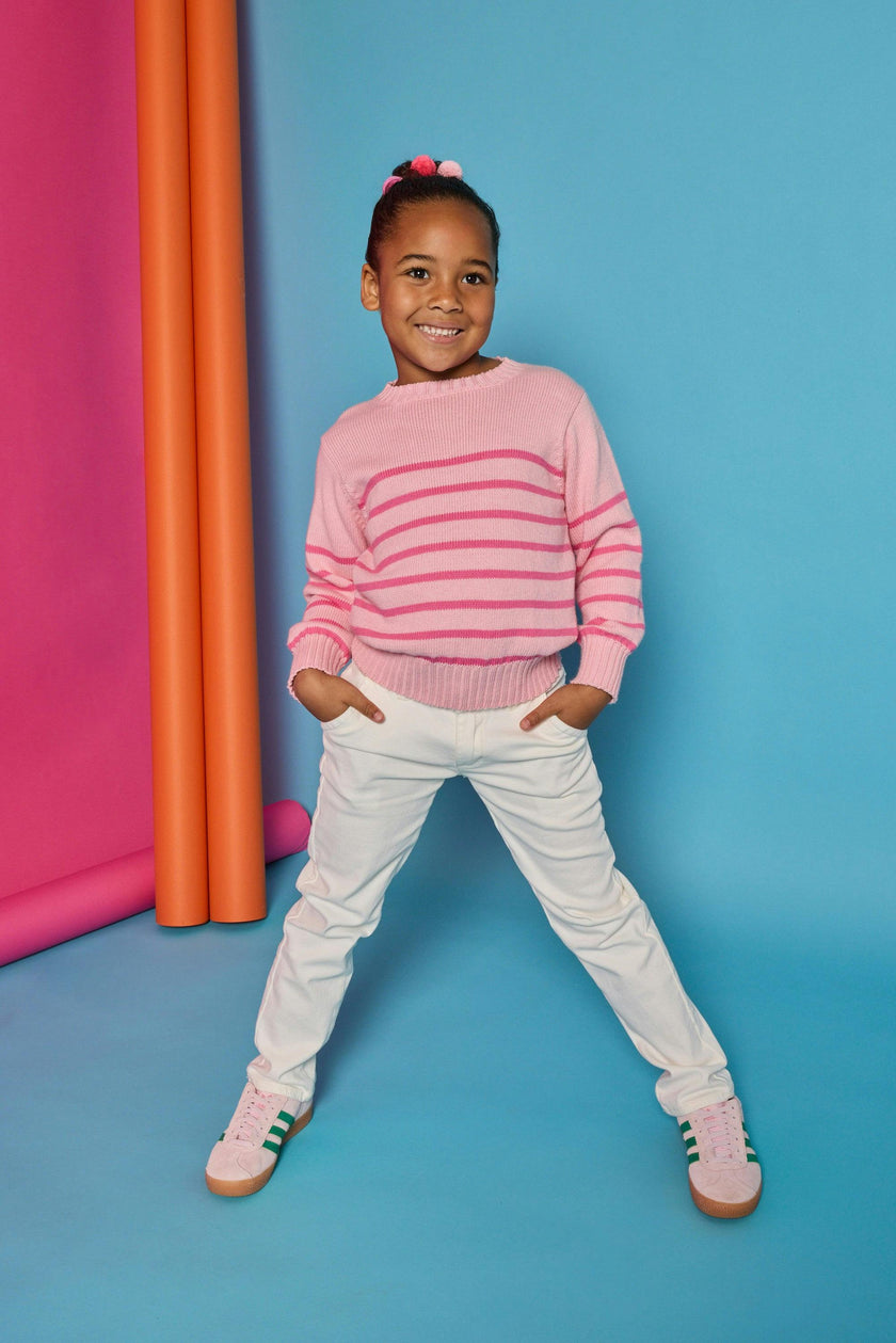 Striped Sweater - Pink