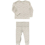 Footie Pajama Two-Piece, Florals