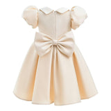Champagne Barrymore Teacup Button Dress