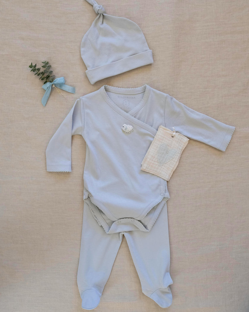 Embroidered Three Piece Set