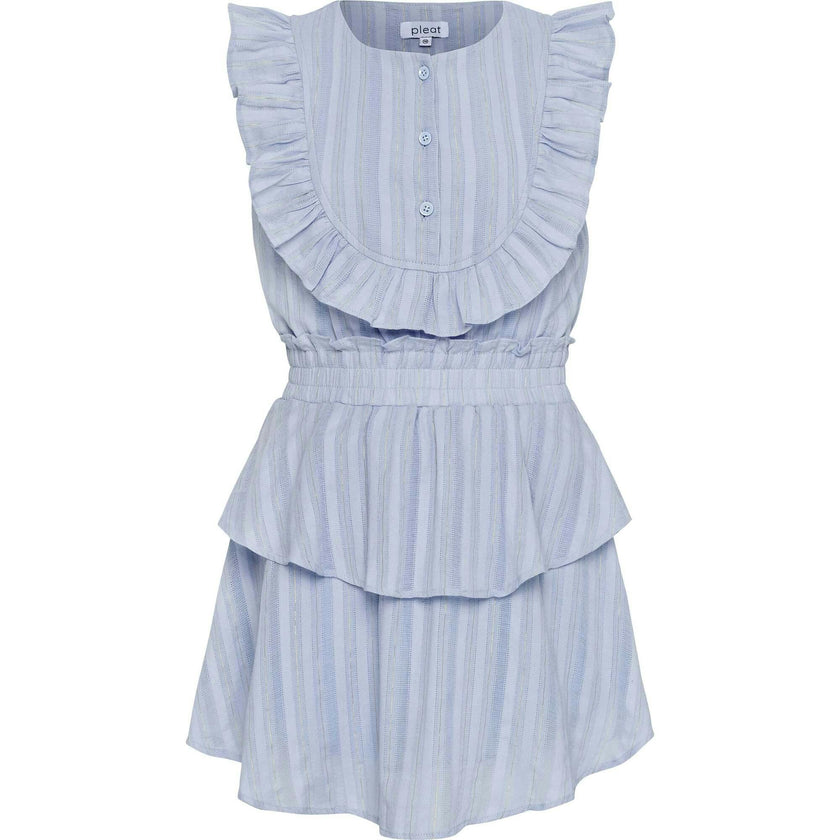 Jane Dress Peri/Gold