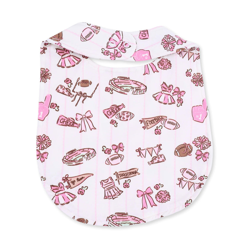 Football Cheer Nursery - Feeding Bib