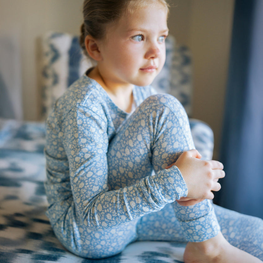 unisex alpine fiore pima pajamas set