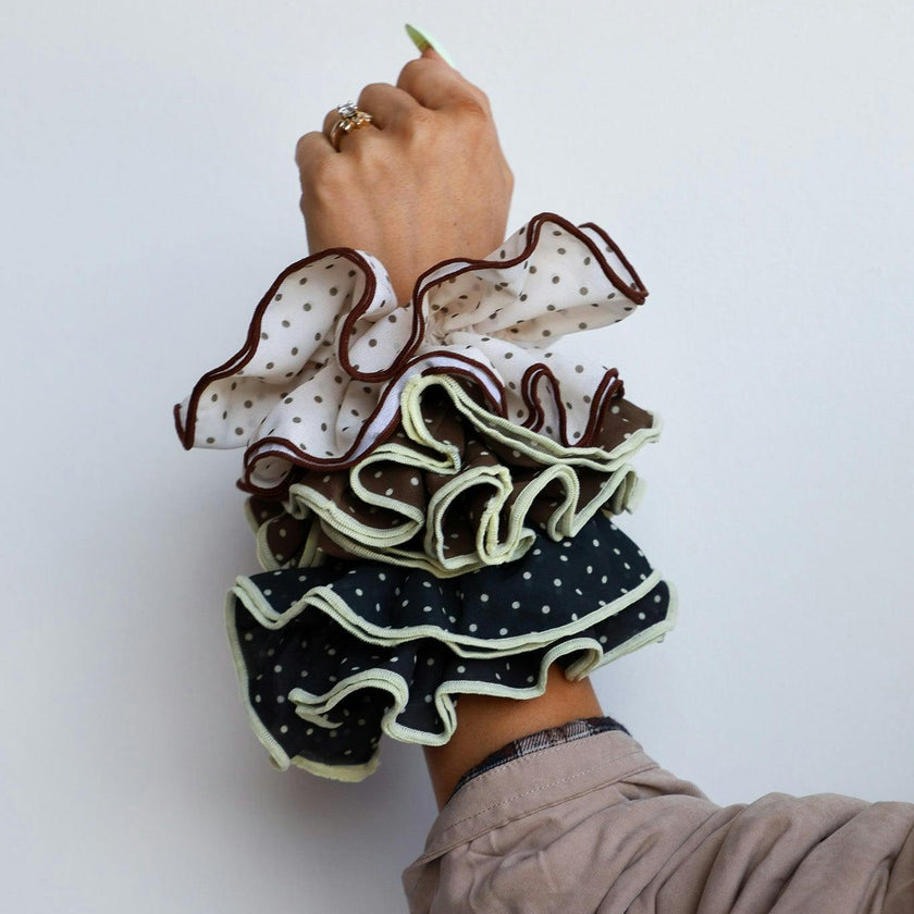 POLKA DOT CORSET SCRUNCHIE