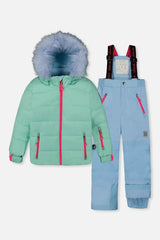 Two Piece Play Snowsuit Mint Green
