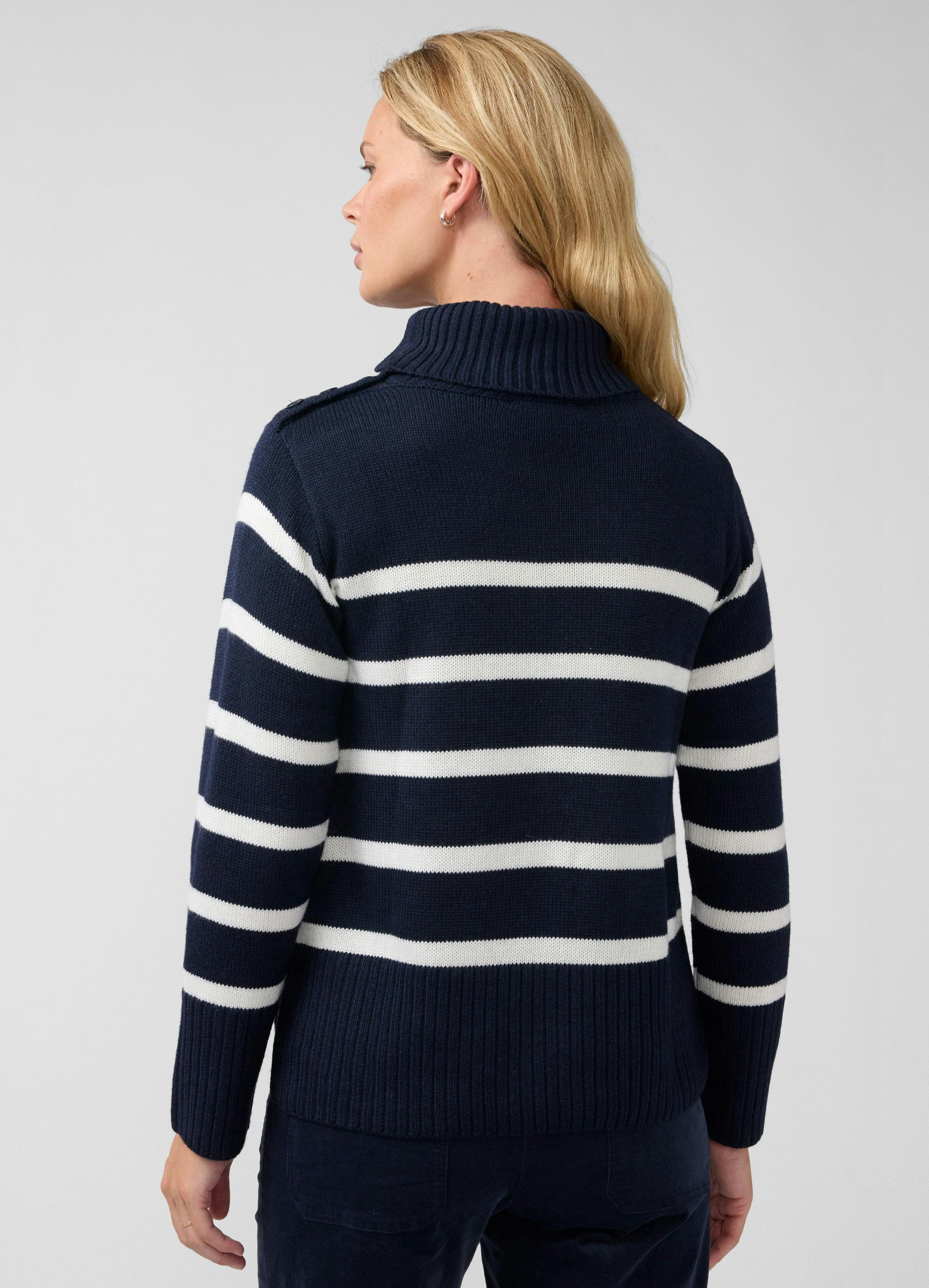 Knit High Neck Maternity Nursing Sweater