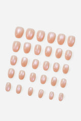 Ombre Pink - Short Oval Press-on Nails